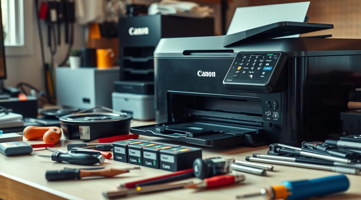 Manutenção de impressoras Canon domésticas